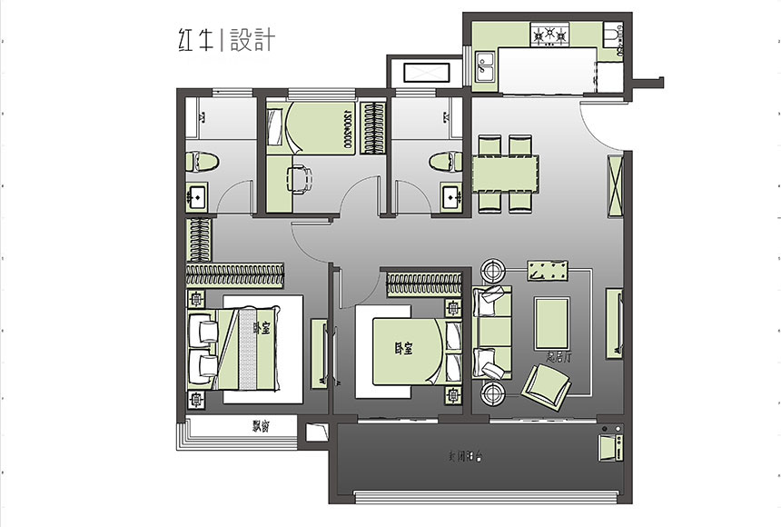 水印860x580_陶陽_南京市江寧區(qū)藍(lán)光黑鉆公館108㎡現(xiàn)代風(fēng)格裝修_全包14萬_108