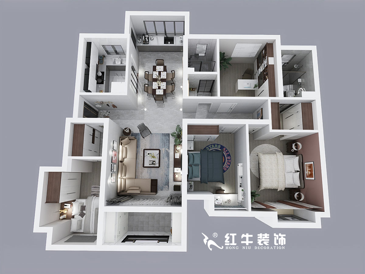 張桐瑋_電建洺悅府6-103-130㎡-現(xiàn)代簡(jiǎn)約風(fēng)格_3室2衛(wèi)_定制家￥17