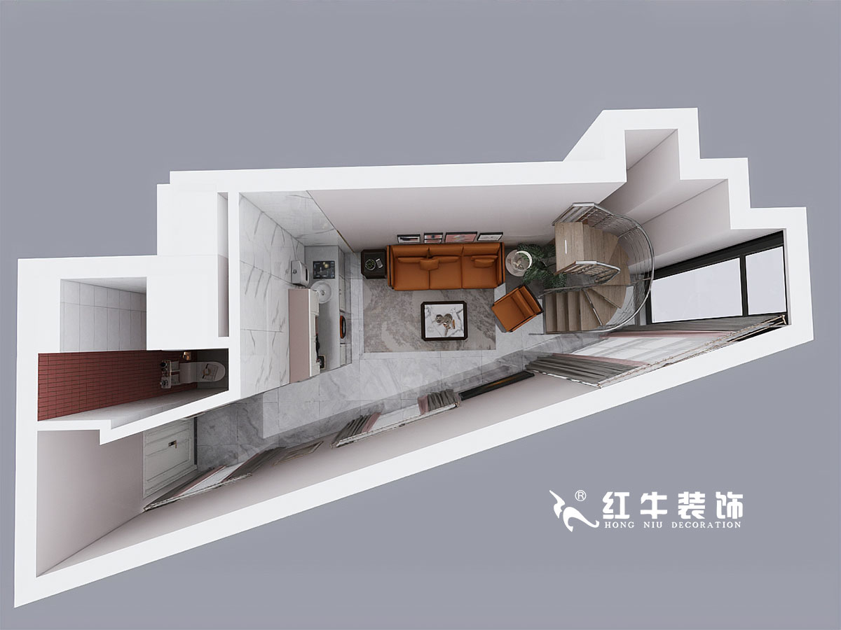 余瑋_萬(wàn)科尚都薈B座523室-75㎡-現(xiàn)代風(fēng)格00一樓鳥瞰圖