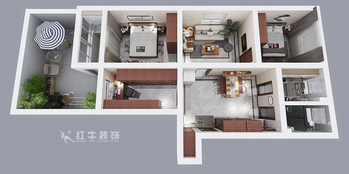 蔡成昊_花園路11號(hào)25-104-90㎡-現(xiàn)代簡(jiǎn)約風(fēng)格_3室2廳1衛(wèi)（老房裝修）_定制家￥128966_全包12