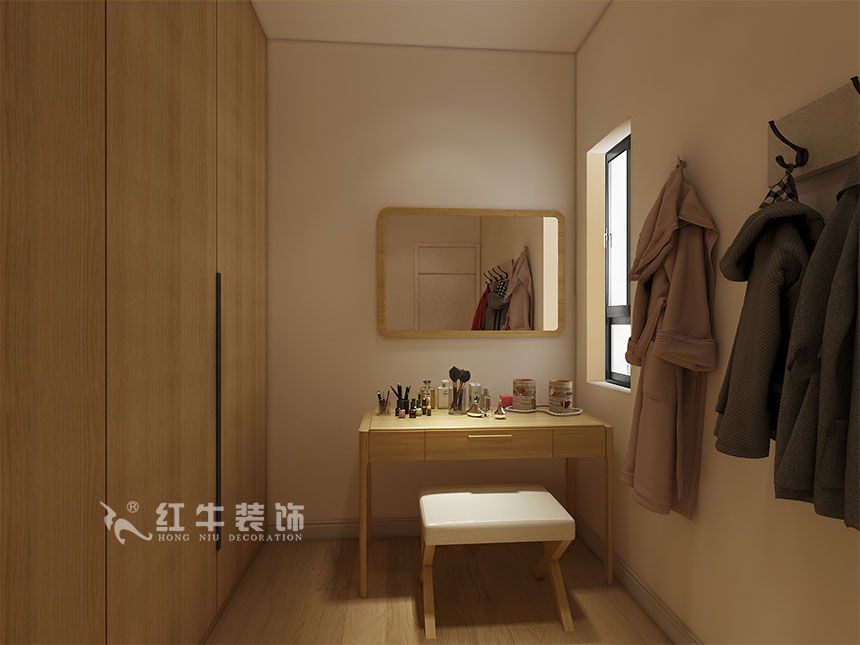 魏利利_津橋華府82㎡現(xiàn)代簡約｜顛覆傳統(tǒng)客廳，即是休閑書吧又是影院11衣帽間