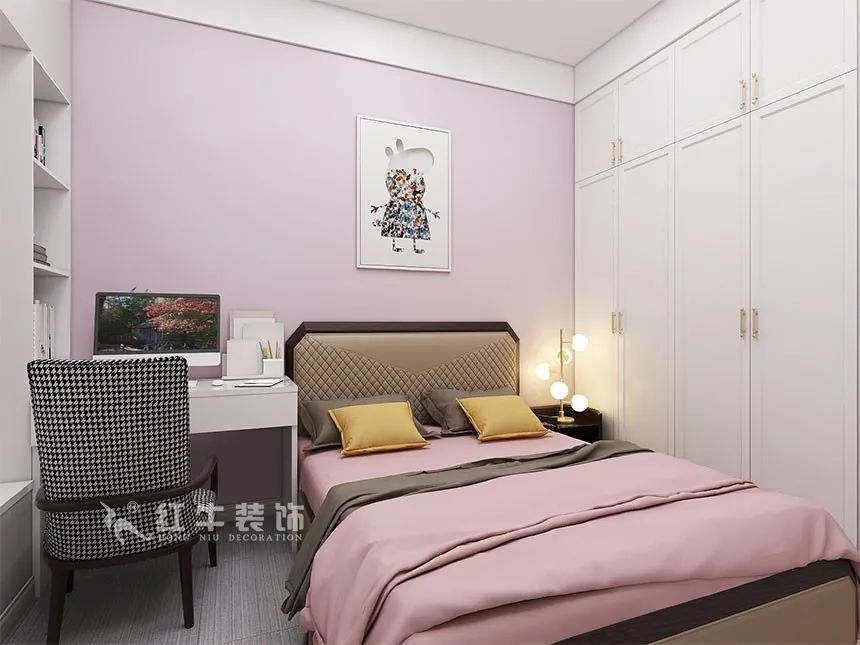 140㎡四房改三房，改善型住宅就要這樣設(shè)計?。ú坛申籣泊云間140㎡現(xiàn)代輕奢風(fēng)格_4室2廳2衛(wèi)_新房裝修_半包￥106935）12