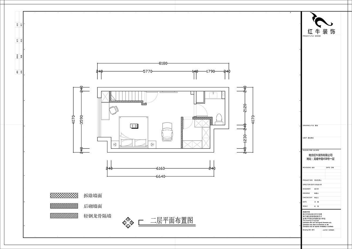張智猿｜海賦尚城6-508-40㎡挑高-現(xiàn)代簡約風格｜1室1廳1衛(wèi)｜新房裝修｜定制家￥100000｜全包11萬｜00_03二層平面布置圖