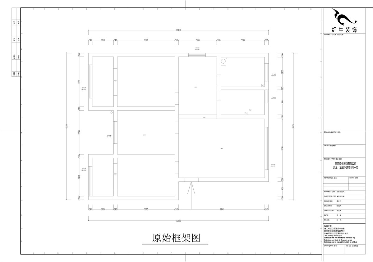 孟憲濤｜石門(mén)坎110號(hào)1-404-100㎡-現(xiàn)代簡(jiǎn)約風(fēng)格｜3室1廳1衛(wèi)｜老房裝修｜定制家｜全包14萬(wàn)｜00_01原始框架圖