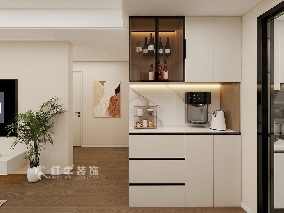 南京93㎡現(xiàn)代簡約風裝修，臥室弧形陽臺，舒適愜意