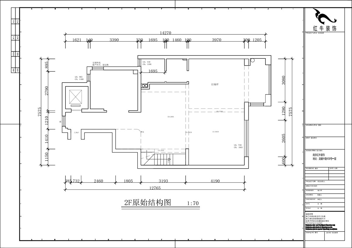 蔣?。┥紧斈芷咛栐?-205-280㎡-現(xiàn)代簡約風(fēng)格｜復(fù)式｜4室2廳3衛(wèi)｜毛坯裝修｜定制家｜全包40萬｜00_01一層原始結(jié)構(gòu)圖