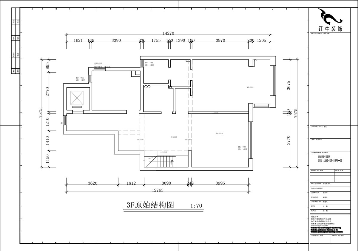 蔣?。┥紧斈芷咛栐?-205-280㎡-現(xiàn)代簡約風(fēng)格｜復(fù)式｜4室2廳3衛(wèi)｜毛坯裝修｜定制家｜全包40萬｜00_02二層原始結(jié)構(gòu)圖