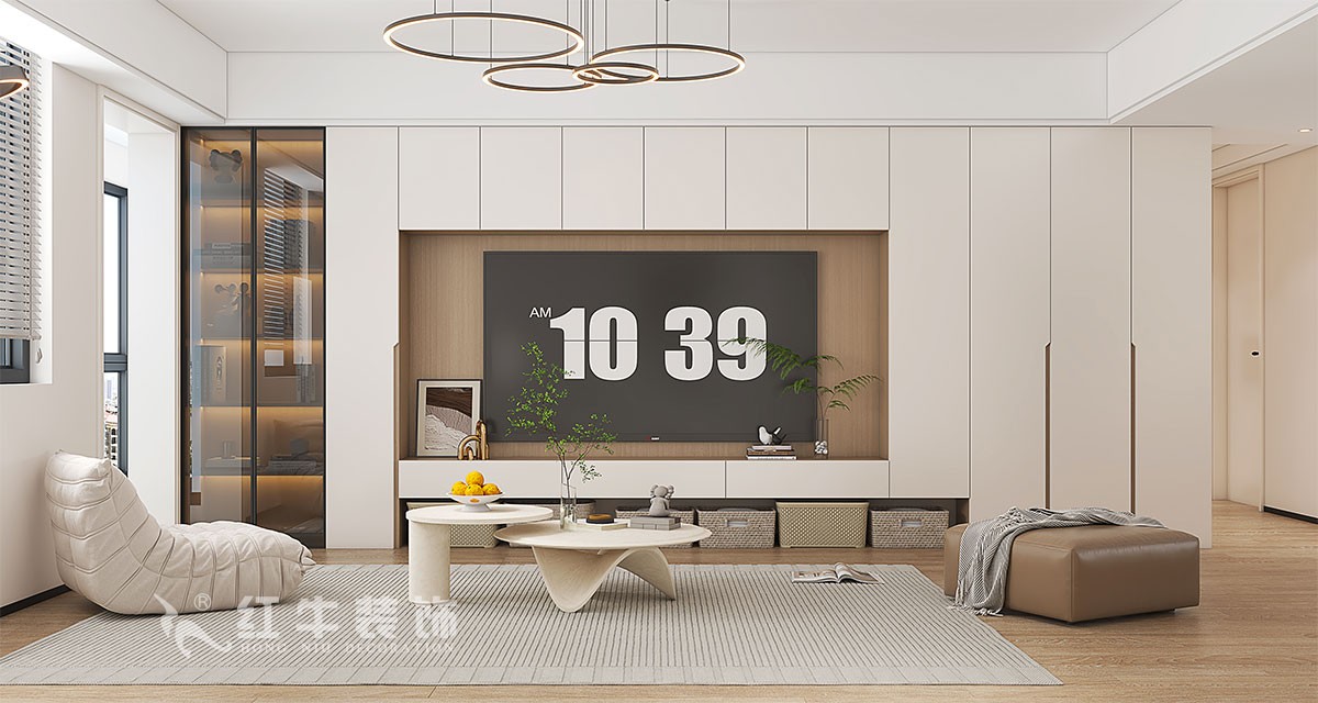南京135㎡融僑中央花園裝修，邂逅簡約內斂的舒適生活