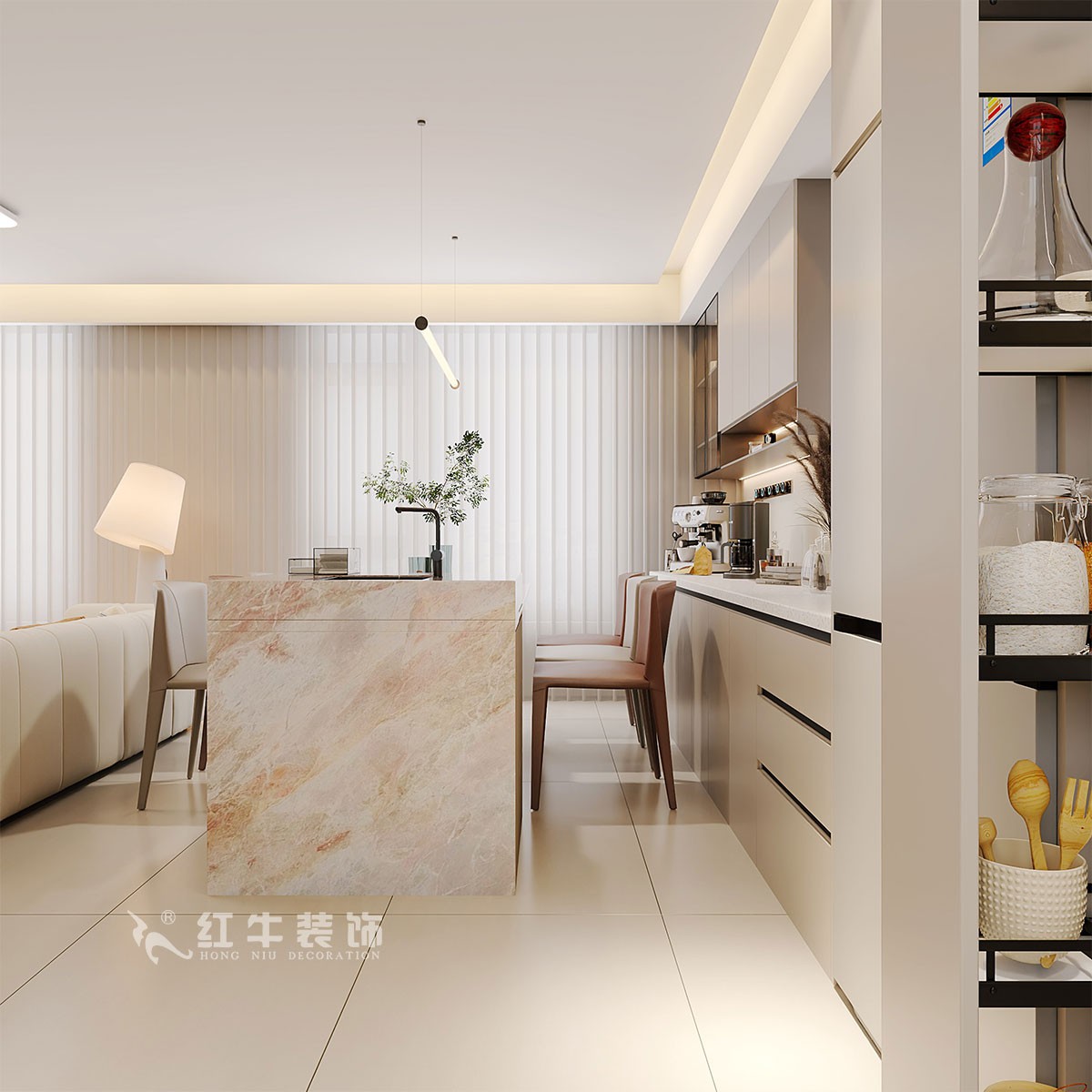 南京138㎡現(xiàn)代復(fù)式裝修，美學(xué)與家居共生！